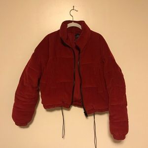 Urban Outfitters 80’s Corduroy Puffer Jacket.